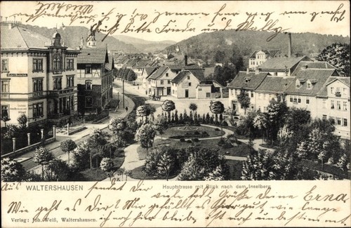 Waltershausen thüringer - ak, im