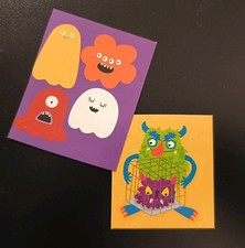 Sticker Aufkleber Papier Halloween Monster