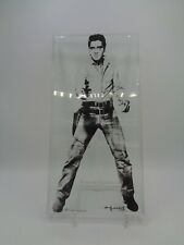 Elvis Presley / Andy Warhol Schale eckig 40/20 cm von Rosenthal ,limitiert Glas