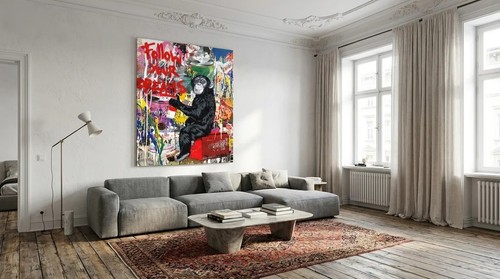 Follow dream affe banksy - u,