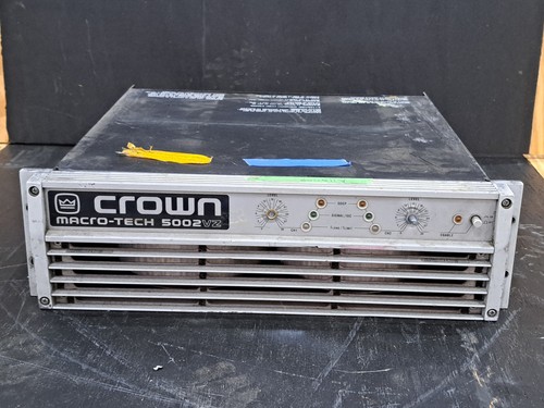 Crown macro tech 5002vz - macro-tech,
