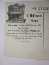 40270 AK Reklame Automatik Klavier Orchestrion Hamburg mechanische HEILBRUNN