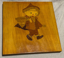 DDR Wandbild Holzbild Intarsie