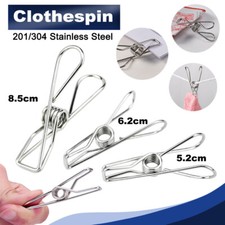 201/304 Edelstahl Wäscheklammern Rostfreier Wäscheklammer Metall Clip Klammern