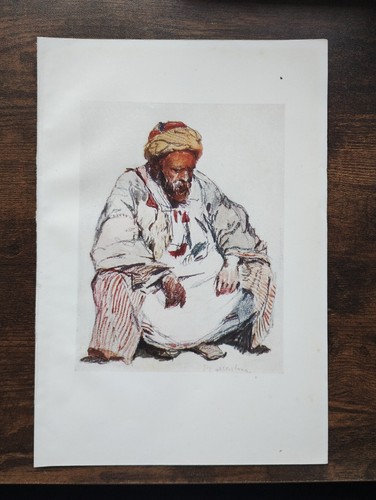 Sitzende figur eines syrischen - figur,