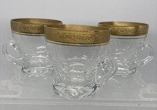 23259/ Theresienthal  Mintonborde Concord 3x Bowle / Punchgläser  Höhe ca. 8 cm