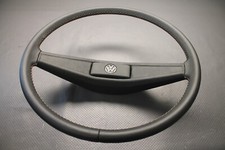 LENKRAD VW T3 TRANSPORTER MULTIVAN CARAVELLE BULLI  NEU BEZIEHEN NEUBEZIEHEN 