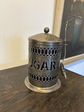 Vintage Versilberte Zuckerdose