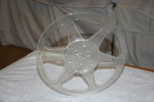 1 Tonbandleerspule "No Name"  in Kunststoff transparent! Kein NAB! Gut erhalten!