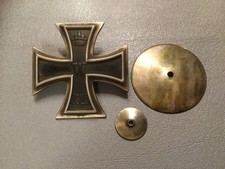 EK 1 1914 Schraubscheibe Gewölbt Echtheitsgarantie Eisenkern Fotos Anschauen