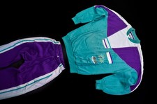 Trainings Anzug Vintage Track Jump Suit Athlet Jogging VTG 80er 90s Party S NEU