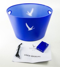 Grey Goose Vodka LED Flaschen L Kühler Eiswanne Eisbox Ice Bucket Bar Neu 1332