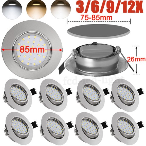 12x led einbaustrahler spot - led,