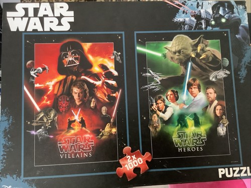 Star wars puzzle 2x1000 - star,