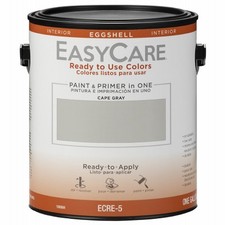 Ready To Use Interior Paint & Primer,Eggshell Acrylic Latex,Cape Gray,1 Gallon -