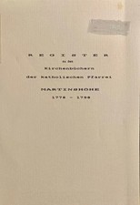 Genealogie Register zu