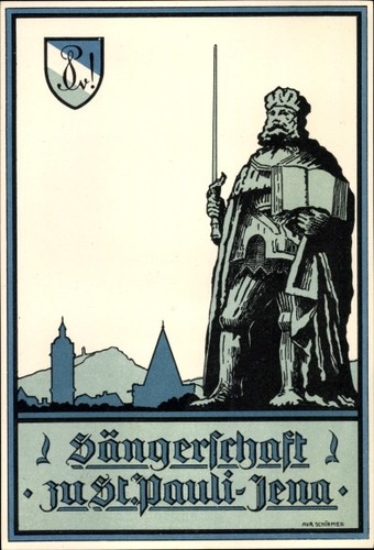 Studentika künstler jena - ak,