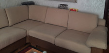 Eckcouch gebraucht mit Stoffbezug, Maße 2800 x 2500mmTiefe 950mm, Sitzhöhe 430mm