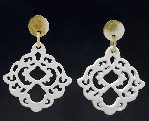 Camilieri horn ohrringe - camilieri,