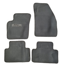 Fußmatten Feinvelours graphit-grau von Rau passend für Volvo S40  Limo ab 2004