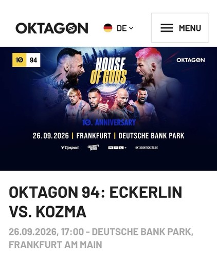 Tickets für oktagon - für, –