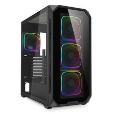 Sharkoon PC Gehäuse AK5G RGB Black ATX schwarz
