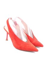 ANDREA PUCCINI Slingback-Pumps Damen Pumps Gr. DE 38 rot Casual-Look
