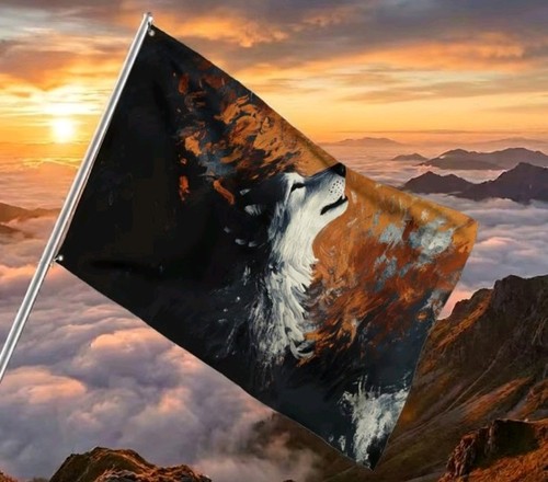 Pinselstrich kunst flagge - pinselstrich-kunst,