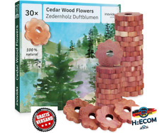 30x Zedernholzringe –