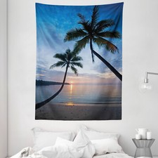 Tropisch Wandteppich Sunset