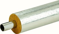Rohrisolierung Heizungsrohrschale 22/30 Steinwolle 1,2m Lang 1 St. alukaschiert