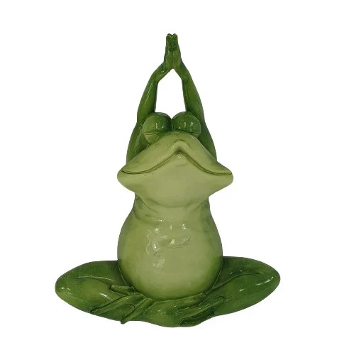 Dekofigur yoga frosch x - dekofigur,
