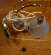 Wandlampen,  Messinglampe, Vintage, Landhaus-Leuchten - 22cm L. x 24cm H. selten