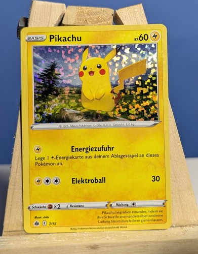 Pikachu holo - 7/15, –