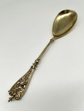 Sehr großer und außergewöhnlich schöner Silberlöffel Koch & Bergfeld 800er Rar