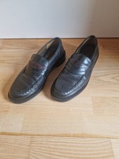 Luigi Tomasi - schwarze Slipper Halbschuhe Herren - Größe 43