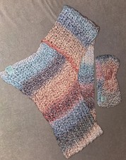 Schal Loop Stirnband Strick Handarbeit Unikat Handarbeit Damen Ungetragen