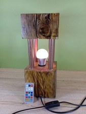 Unikat Eichenbalken Lampe