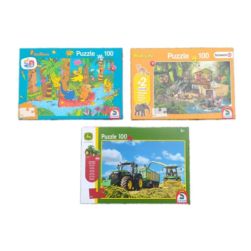 3er set puzzle 100 - 3er, teile