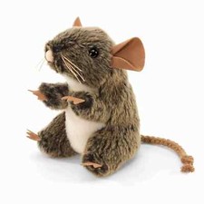 Mini Feldmaus Maus braun Fingerpuppe  2652 Plüschtier Stofftier Kuscheltier