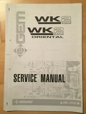 GEM Generalmusic WK2 oriental  Schaltbild Service Manual Schematic Diagram NEU