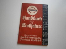 "Handbuch für Kraftfahrer", Standard , Esso, Essolub, Original von 1935