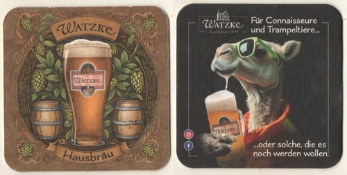 Bierdeckel brauhaus watzke - brauhaus,