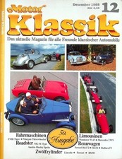 3) Motor Klassik 12/1988 -
