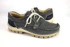 Wolky Gr.40 Damen Comfort Halbschuhe Slipper Sneaker Loafers Blau  H 665