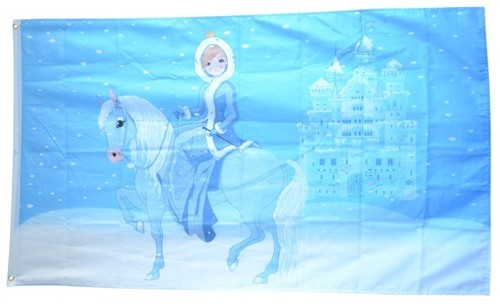 Fahne eiskönigin flagge - fahne,