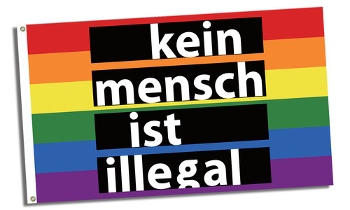 Regenbogen fahne 150x90cm - regenbogen,