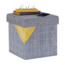 Sitzhocker grau Fußhocker