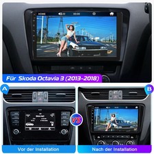 Für Skoda Octavia III 2013-2018 Apple CarPlay GPS NAVI 32GB Android 14 Autoradio