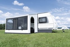 Wigo Inuit Storm Winterzelt, (Gr. 400), 400x200cm, schwarz/weiß